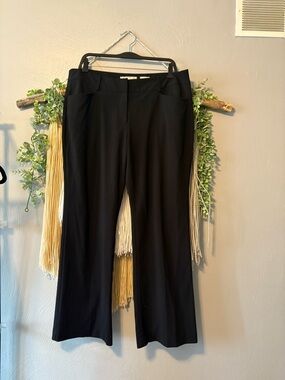 Michael Kors Black Straight-Leg Dress Pants